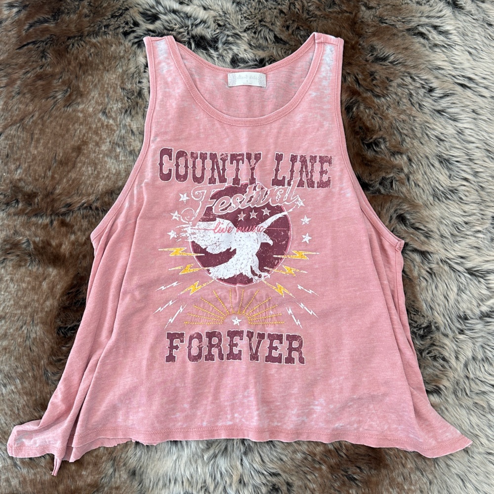Altar'd State Dusty Pink Graphic Tee